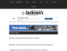 Tablet Screenshot of michaeljacksonsmuseum.com